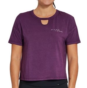 Calia Graphic Lounge Boxy Blackberry Cordial Tee